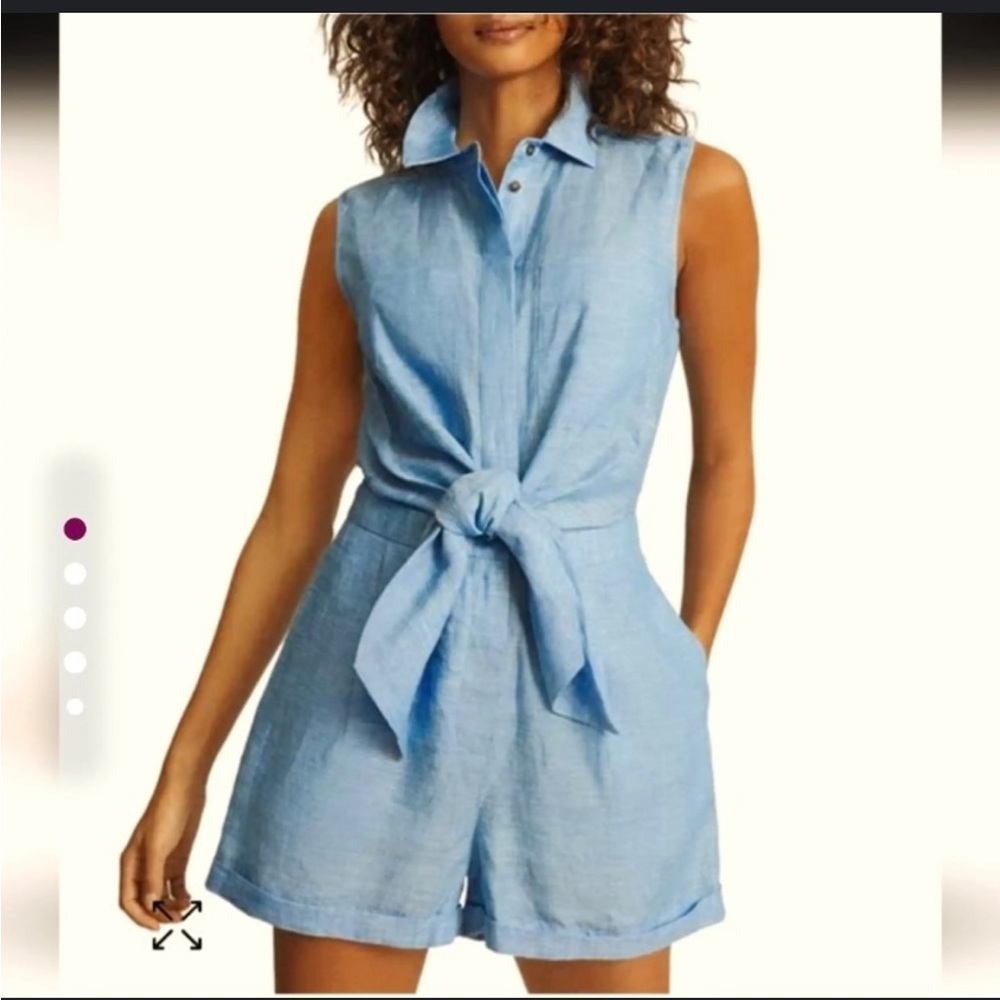 Emma & Michele Denim Blue Top